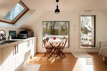 Gîte pour 2 personnes, avec jardin et terrasse à Saint-Molf