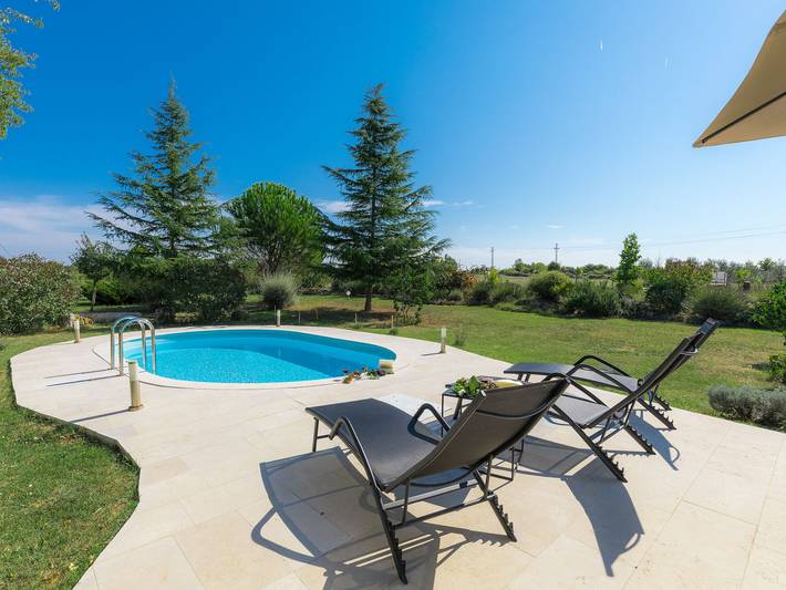 Location de vacances pour 7 personnes, avec Terrasse et Jardin à Vodnjan