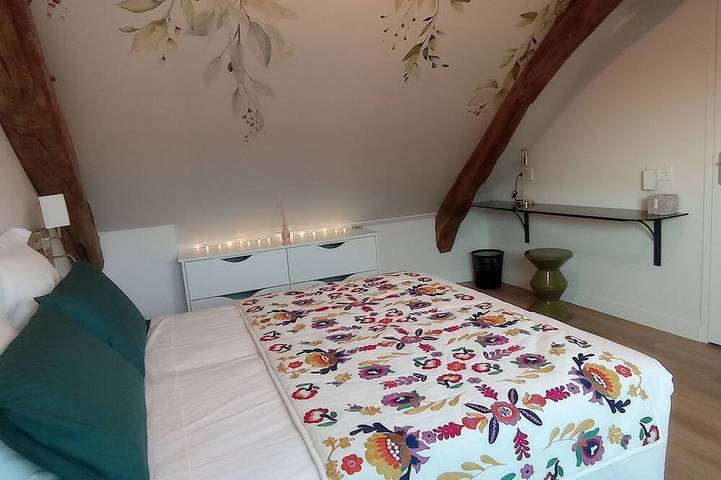 Gîte de charme avec jacuzzi/spa-Anjou (chateaux)  campagne rivière randonnée in Étriché, Région d'Angers