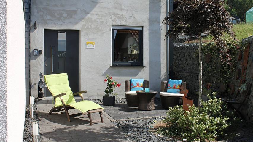 Hütte für 2 Personen, mit Terrasse im Hunsrück