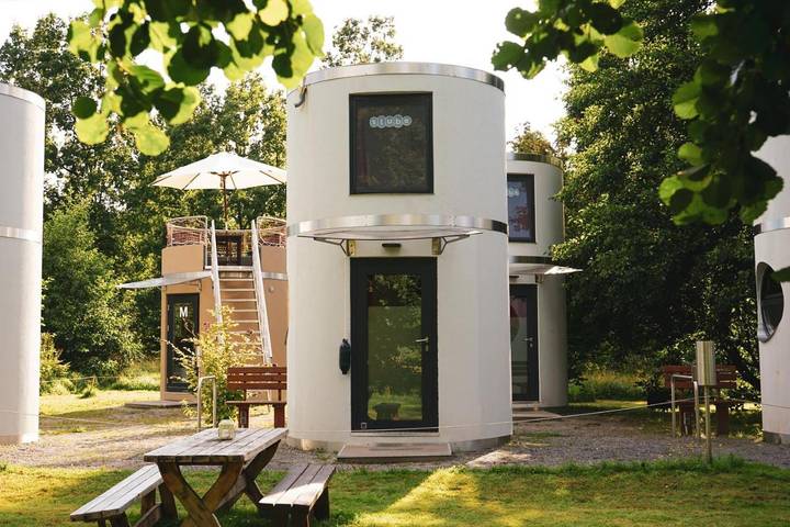 Ferienhaus für 12 Personen, mit Terrasse und Garten sowie Sauna und Seeblick in Naturpark Hoher Fläming