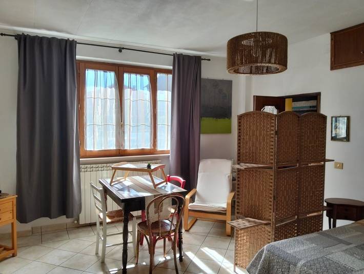 Ferienwohnung für 2 Personen, mit Garten am Bolsenasee