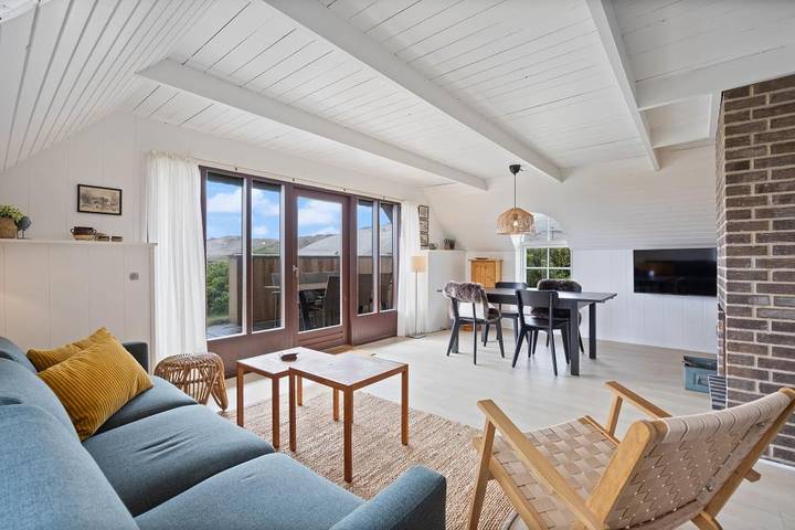 Strandnahes Ferienhaus mit Panoramaaussicht   in Skodbjerge, Haurvig
