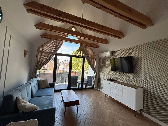 Ferienwohnung für 4 Personen, mit Sauna und Whirlpool sowie Garten in Leba - 3