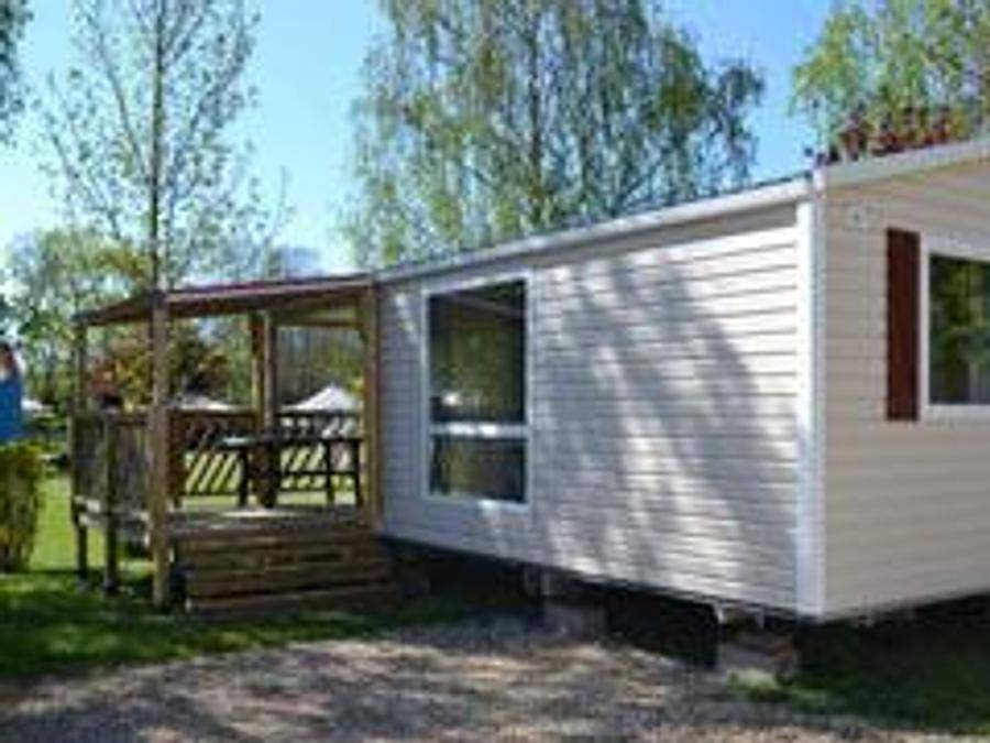 Flower Camping Les Granges - Mobilheim 5 personen - Loggia Komfort in Luynes, Tours und Umgebung