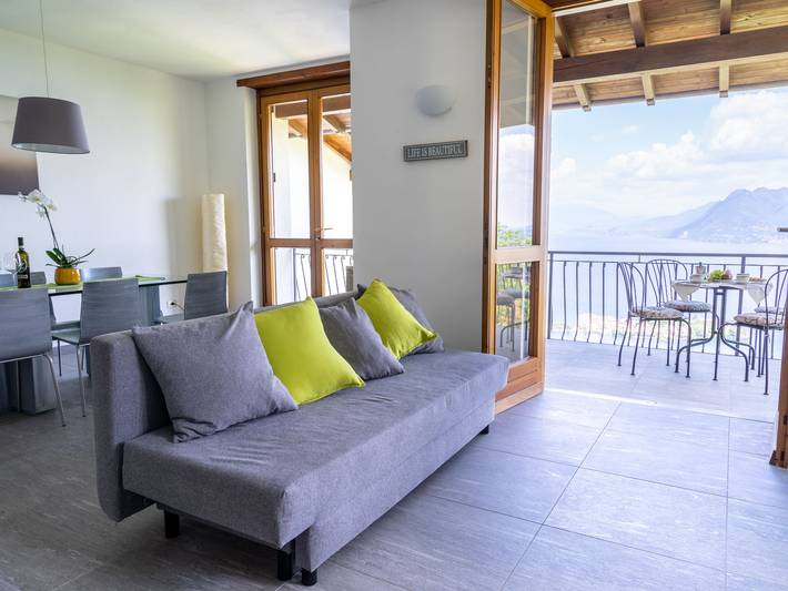 Ferienwohnung für 6 Personen, mit Balkon und Garten sowie Seeblick in Comune di Stresa - 4