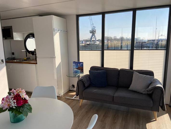 Boot für 4 Personen, mit Balkon und Terrasse sowie Seeblick und Ausblick an der Schlei-Ostsee - 3