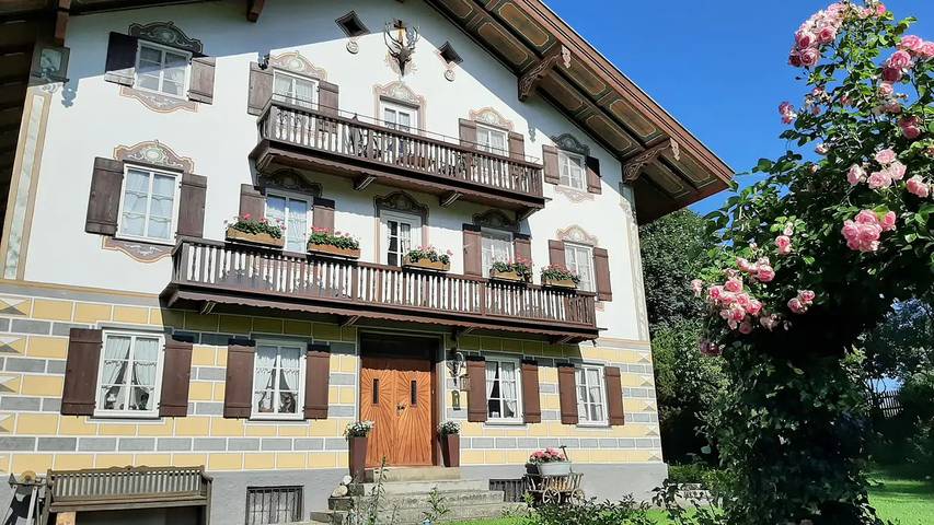Ferienwohnung für 2 Personen, mit Terrasse im Tölzer Land