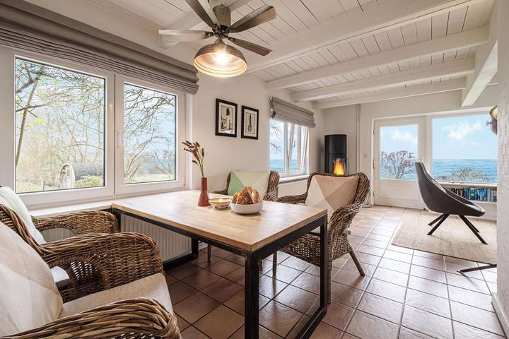 Ferienhaus für 4 Personen, mit Terrasse und Garten sowie Sauna und Ausblick in Angeln Halbinsel