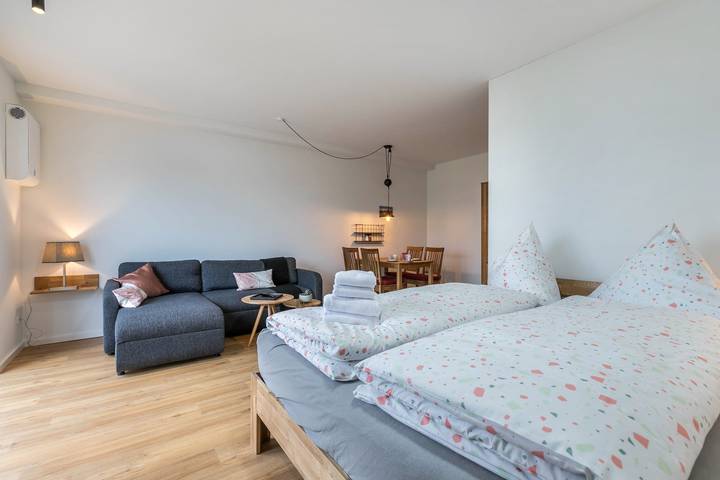 Ganzes Studio, Ferienwohnung 'Husbyries 11' mit Gemeinschaftsgarten und Wlan in Husby, Schleswig-Flensburg