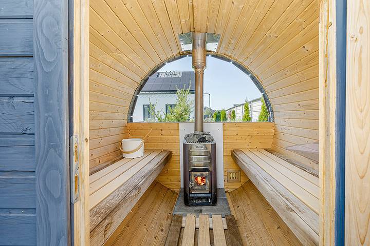 Ferienhaus mit Meerblick für 8 Personen, mit Sauna und Terrasse sowie Ausblick und Garten, mit Haustier in Polen - 4