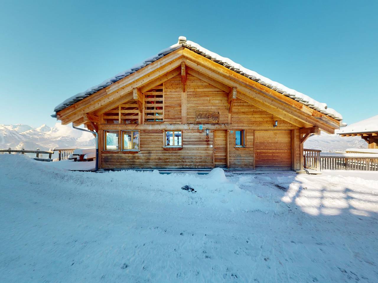 Chalet in Veysonnaz mit Whirlpool in Veysonnaz, Walliser Alpen