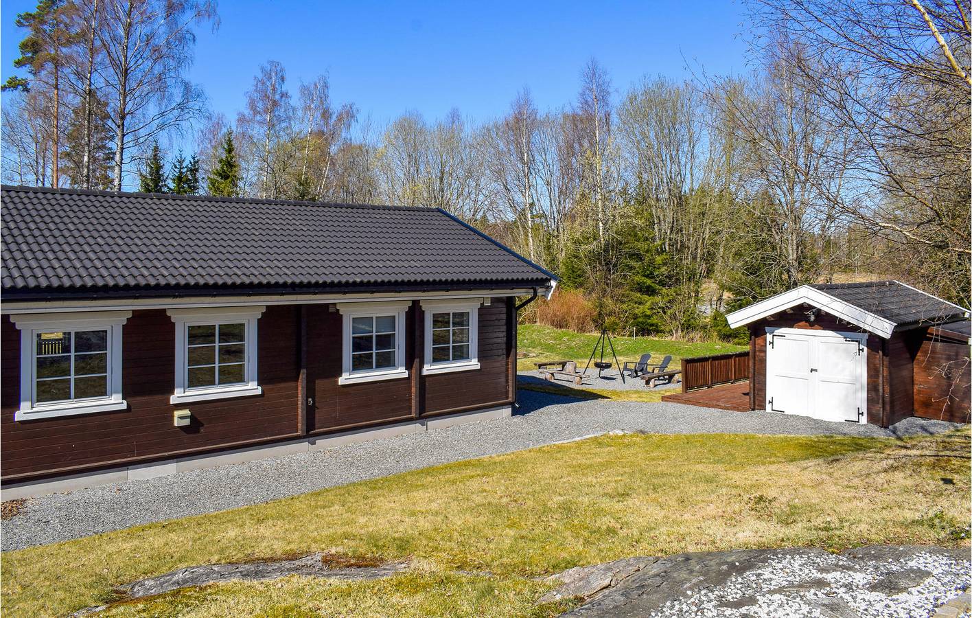 Feriehus for 5 personer med terrasse in Aremark 