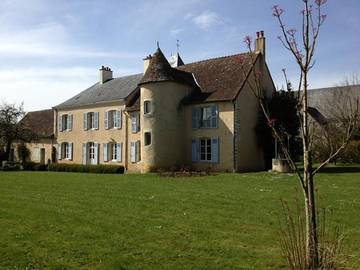Chambre d’hôte pour 2 personnes, avec vue et jardin dans René