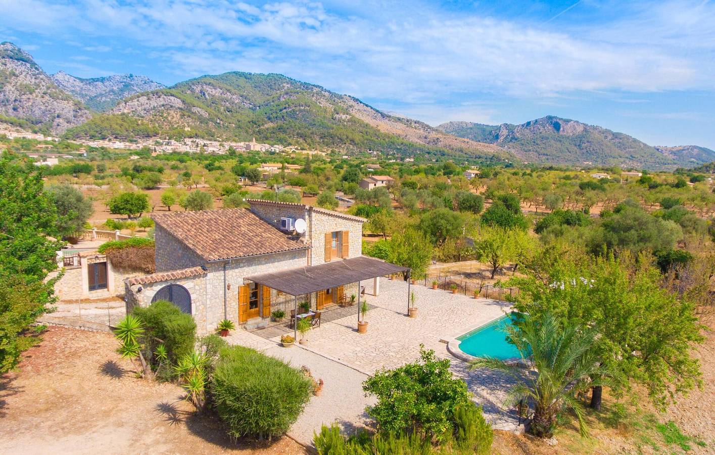 Gemütliche Wohnung mit Pool & Terrasse in Caimari in Selva, Mallorca Inselmitte