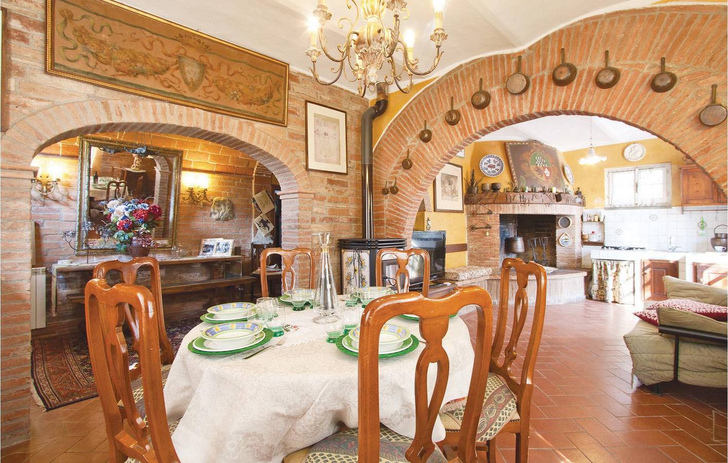 230m² Apartment with Pool & Garden near Lago di Chiusi in Castiglione del Lago, Lake Trasimeno