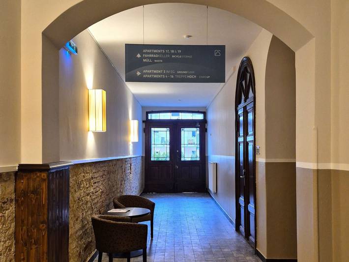 Ferienwohnung für 2 Personen, mit Garten und Ausblick sowie Seeblick und Terrasse beim Ozeaneum Stralsund - 3