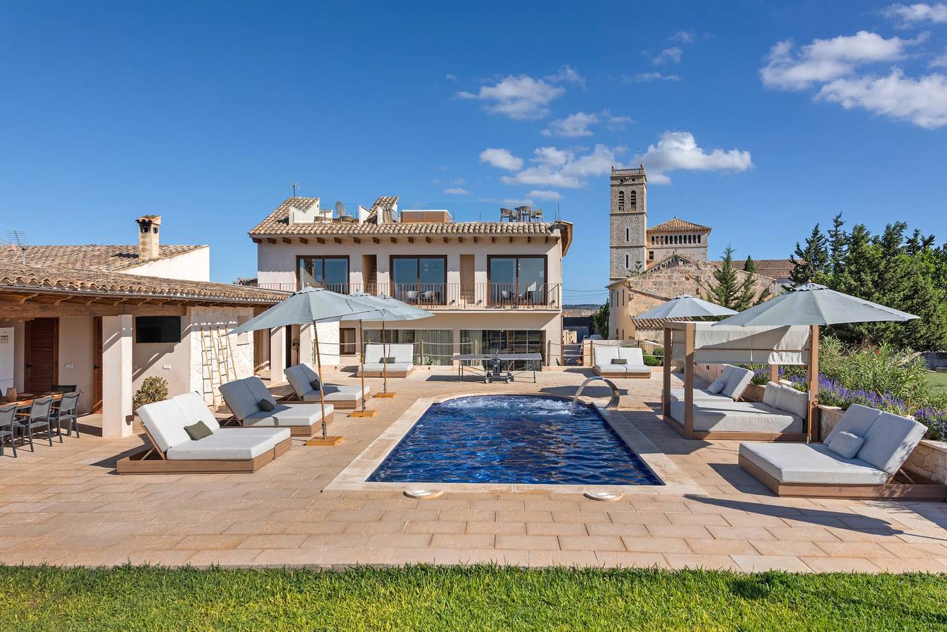 Ferienhaus 'Sa Figuereta Living Place' mit Bergblick, WLAN und Klimaanlage in Ariany, Mallorca Inselmitte