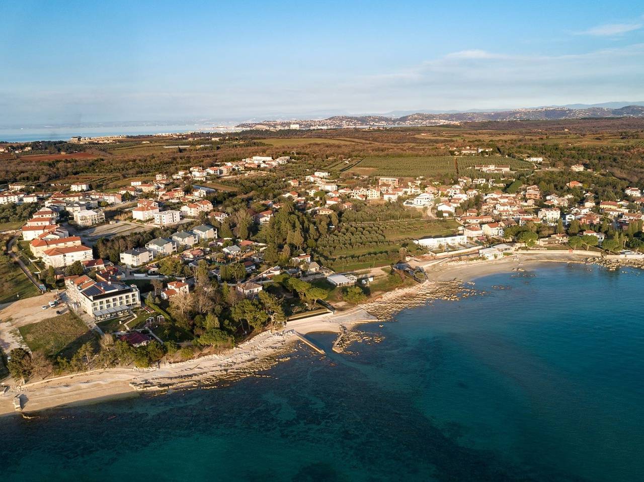 Ganze Wohnung, Apartment Zambratija with sea view 2 in Zambratija, Umag und Umgebung