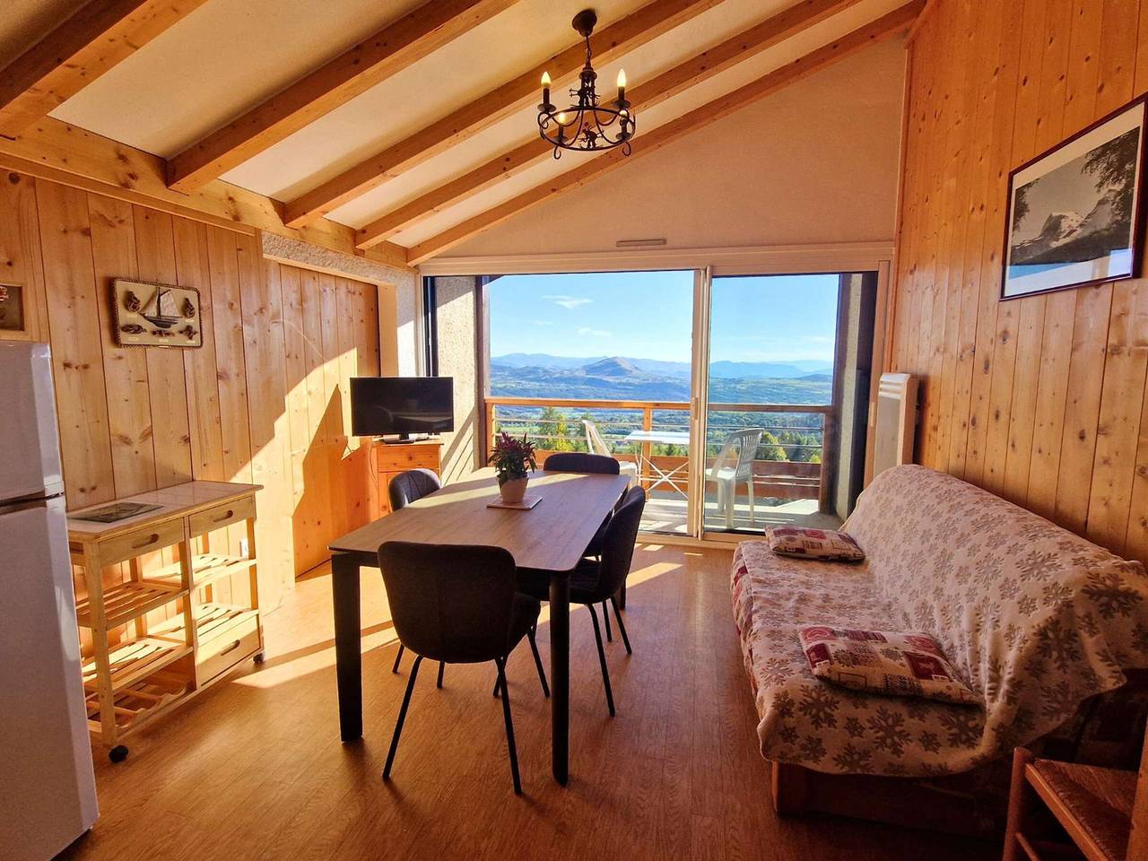 Ganze Wohnung, Apartment für 7 mit Balkon, Wlan, Haustiere erlaubt, Parkplatz - Saint-Michel-de-Chaillol in Saint-Michel-de-Chaillol, Nationalpark Écrins