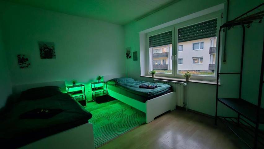 Ferienwohnung für 9 Personen, mit Balkon und Terrasse sowie Garten und Ausblick in Herford - 4