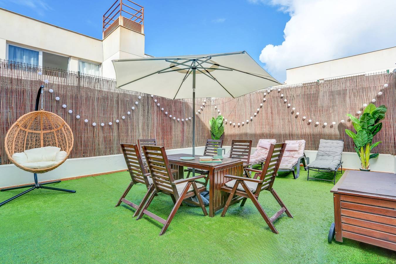Geheel appartement, Vakantieappartement 'Native Coconut House' met privéterras en wifi in Puerto de Corralejo, La Oliva