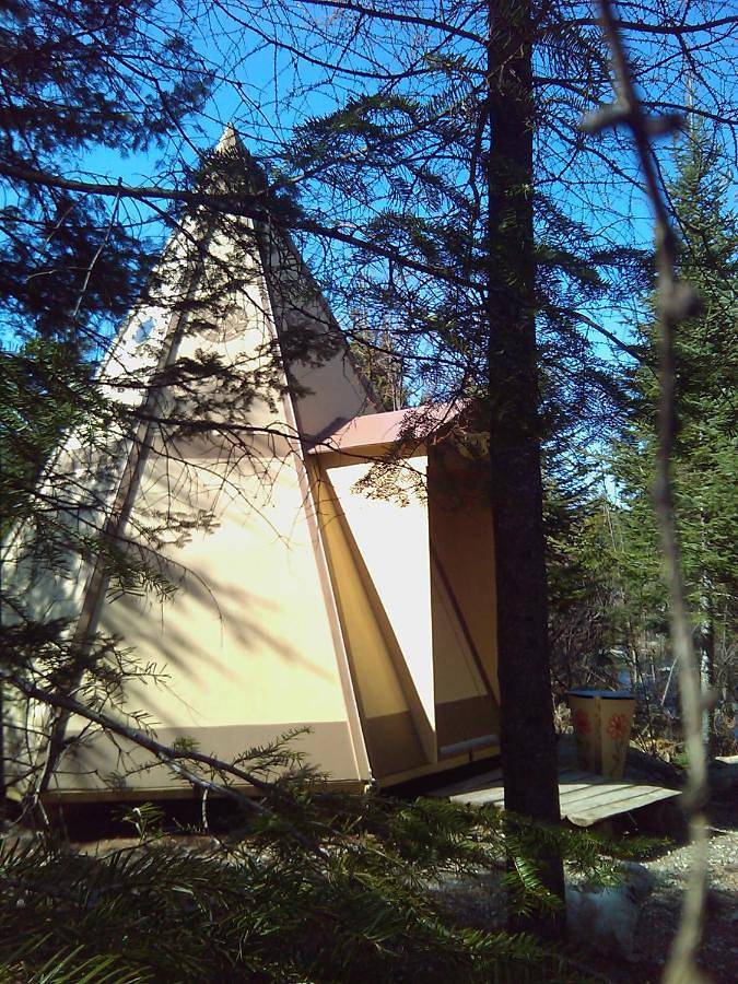 Chalet pour 4 personnes, avec vue et jardin dans Canada