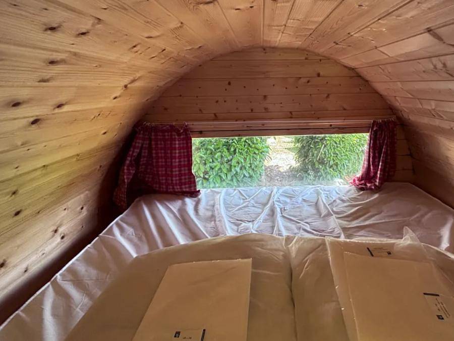 Camping Le Lac des Varennes - Unique 2 personnes - Le tonneau in Marçon, Vallée de la Loire