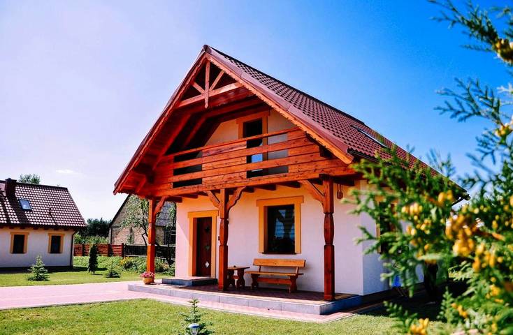 Ferienhaus für 5 Personen, mit Sauna und Ausblick sowie Pool und Garten, mit Haustier - 1
