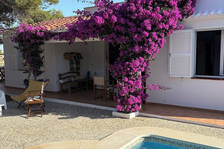 Maison de vacances pour 8 personnes, avec terrasse et jardin à Binibeca