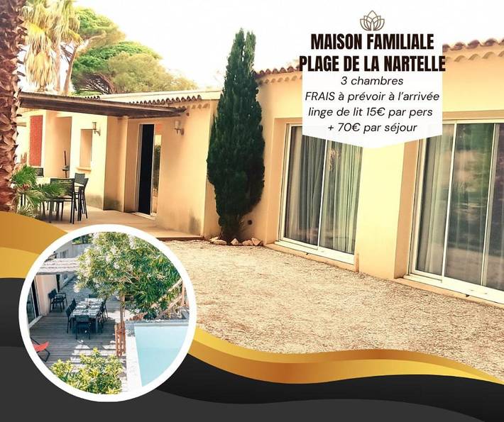 Villa pour 8 personnes, avec jardin et piscine à Sainte-Maxime