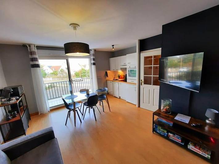 Appartement de vacances pour 4 personnes, avec Balcon dans Hardelot Plage