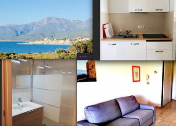 Gîte pour 4 personnes, avec jardin et vue ainsi que piscine et terrasse dans Plage de la Roya