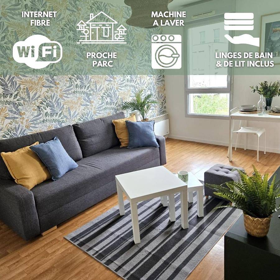 Appartement entier, Jumanji - Proche Parc et Commodités & Wifi in Sainte-Luce-sur-Loire, Région de Nantes