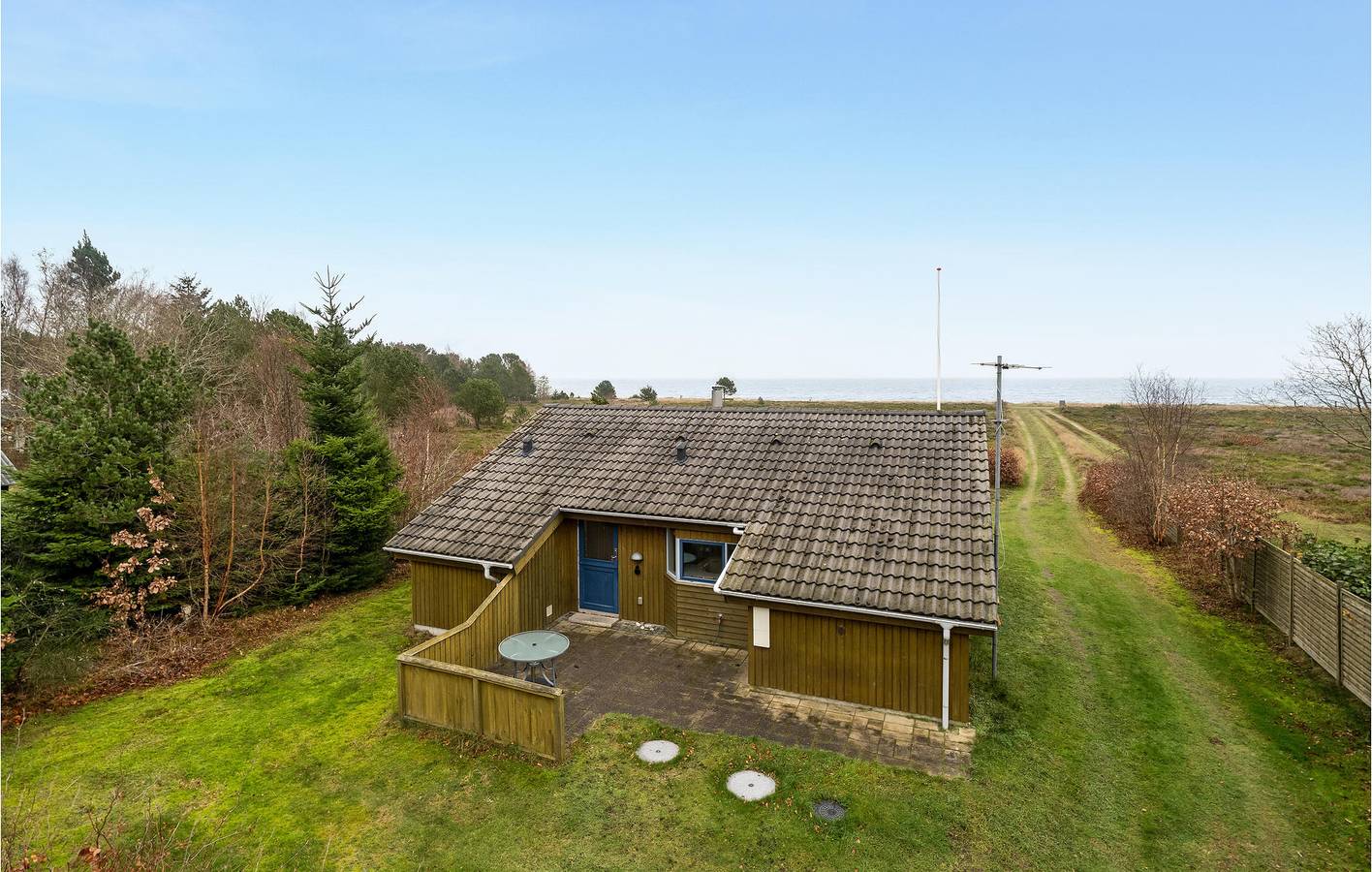 Ferienhaus für 6 Personen mit Terrasse in Thyholm, Oddesund