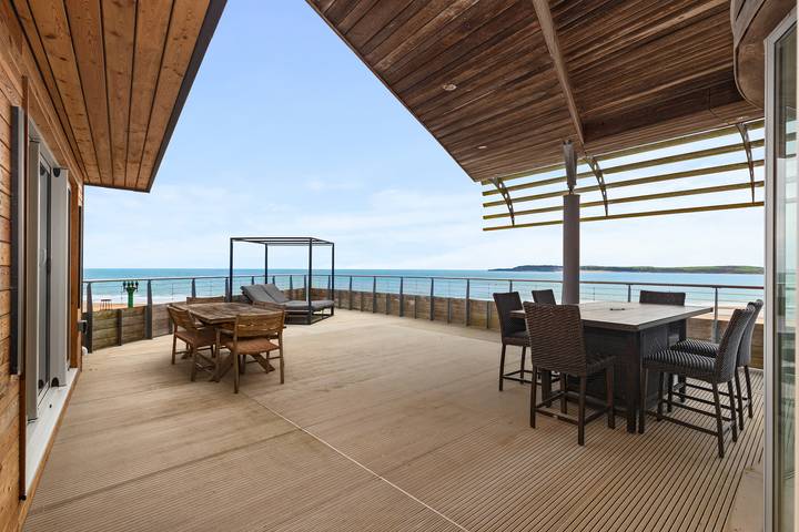 Ferienwohnung für 6 Personen, mit Balkon und Meerblick sowie Ausblick in Großbritannien