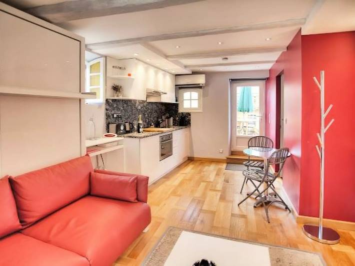 Appartement de vacances pour 2 personnes, avec jardin
