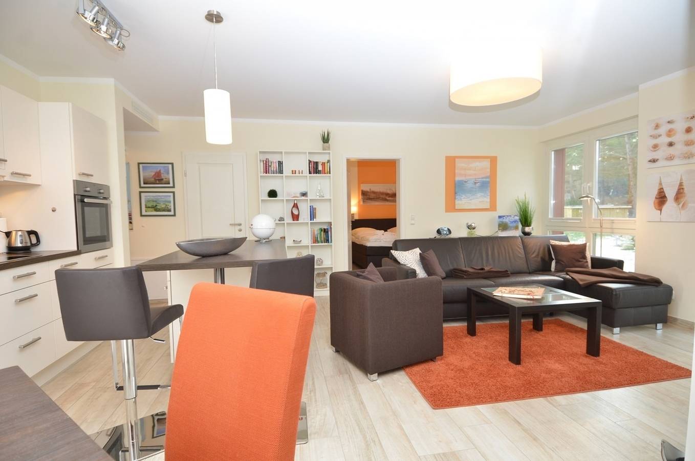 Appartement de vacances entier, Strandvilla Baabe 6 - Auszeit in Strand Baabe, Baabe