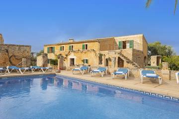 Chalet in Felanitx, Mallorca Sur für 12 