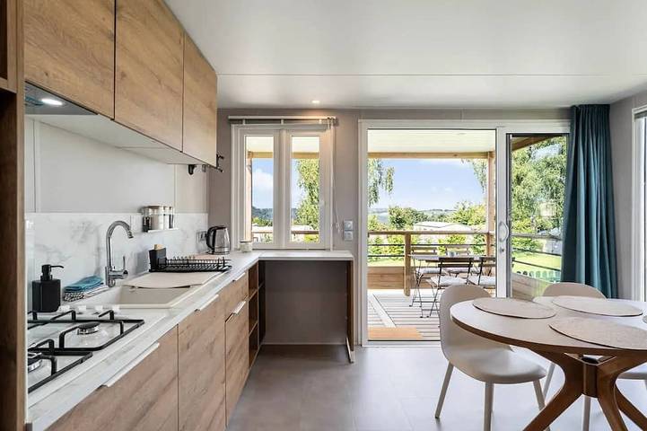 Static caravan for 4 people in the Luxembourg (Belgium)