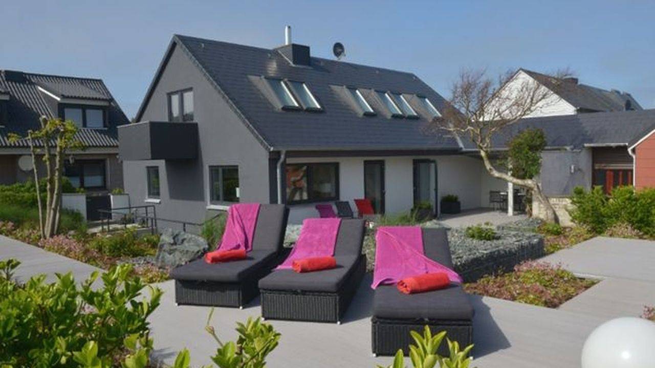 Hel ferielejlighed, Ferielejlighed for 8 personer med terrasse in Helgoland