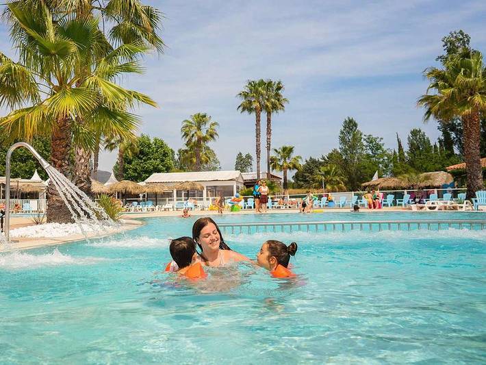 Camping Siblu Le Montourey Funpass inclus - Mobilheim 6 personen - Essentiel 2Sch 6P Signature Clim in Frejus, Mittelmeerküste (Frankreich)