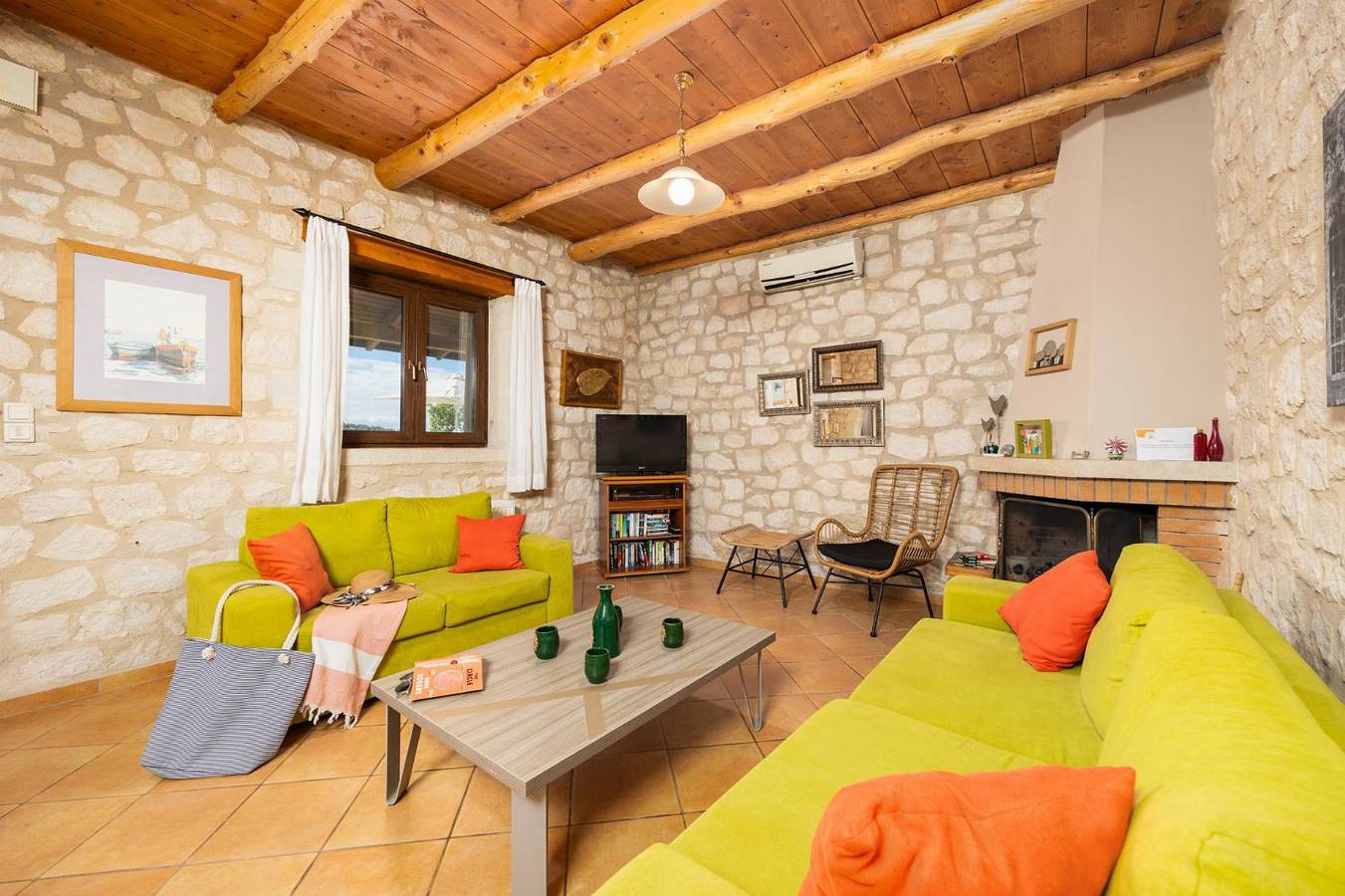 Villa für 7 Personen mit Terrasse in Rethymno und Umgebung
