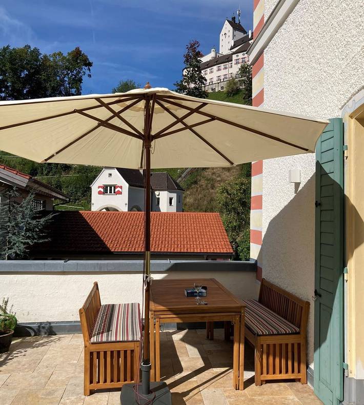Ferienwohnung für 2 Personen, mit Terrasse an der Kampenwand