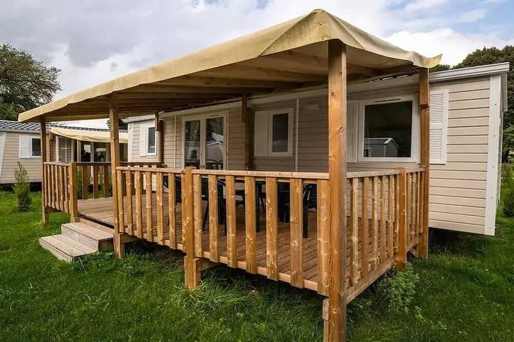 Mobil home pour 6 personnes, avec piscine dans Bouttencourt