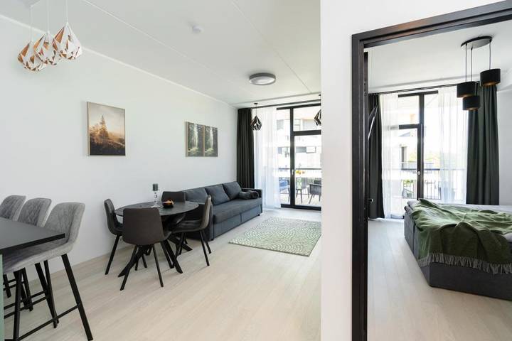 Gîte pour 4 personnes, avec terrasse et vue à Pärnu