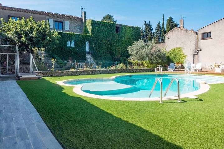 Maison de vacances pour 6 personnes, avec vue et piscine ainsi que bassin pour enfant et jardin - 1