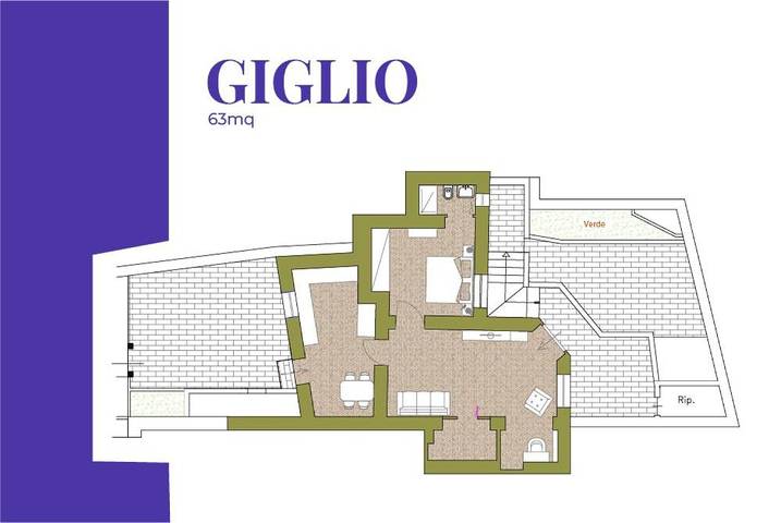 Gîte pour 2 personnes, avec vue et jardin à Gualdo Tadino - 3