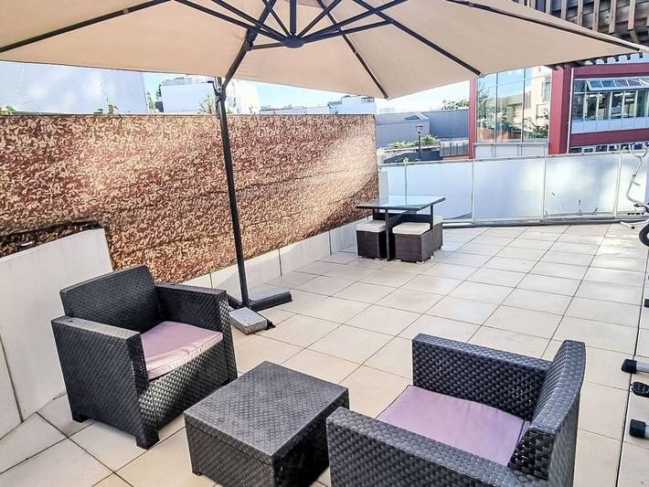 Appartement de vacances pour 5 personnes, avec Balcon ainsi que Terrasse et Jardin à Romainville