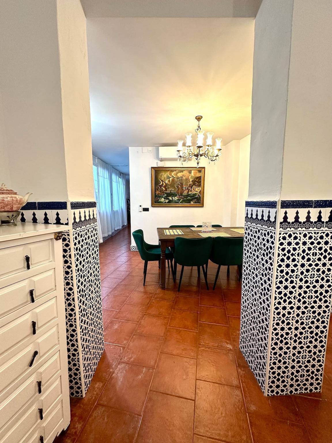 Apartamento entero, Apartamento de vacaciones para 5 personas con balcón in Málaga Centro, Málaga